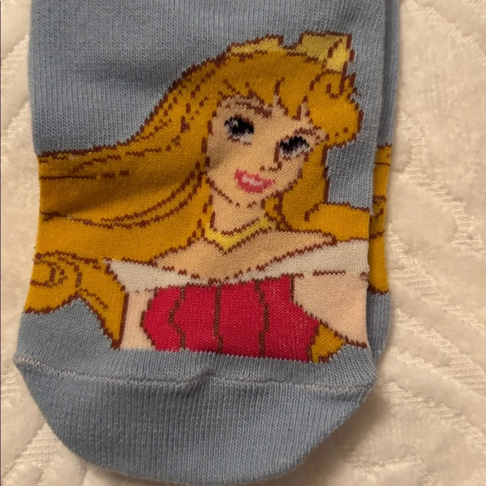 Socks Sleeping Beauty girls size XS shoe size 7-8 Disneystore